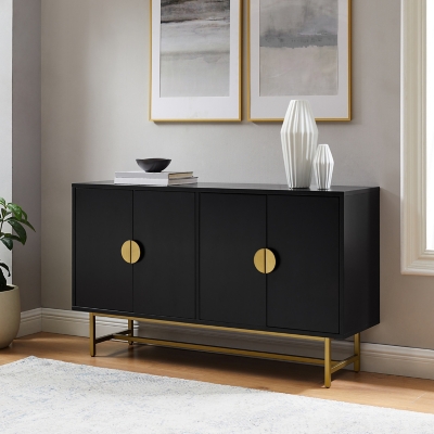 Crosley Furniture Blair Sideboard, Matte Black