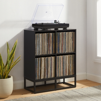Crosley Furniture Enzo Bookcase, Black