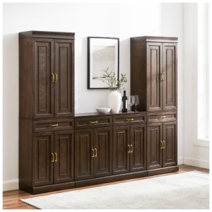 Crosley Furniture Stanton Sideboard And Pantry Set, Coffee