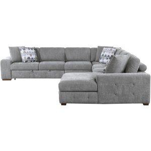 Dolman 5-pc. Sectional with Pop-Up Sleeper