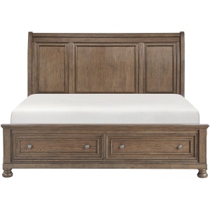 Donegan Sleigh Platform Storage Bed