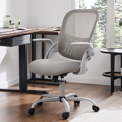 Dovelina Lexcy Tall Home Office Desk Chair, Gray