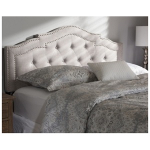 Edith Full Headboard, Gray/Beige