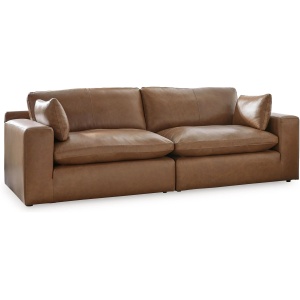 Emilia 2-pc. Leather Sectional Loveseat