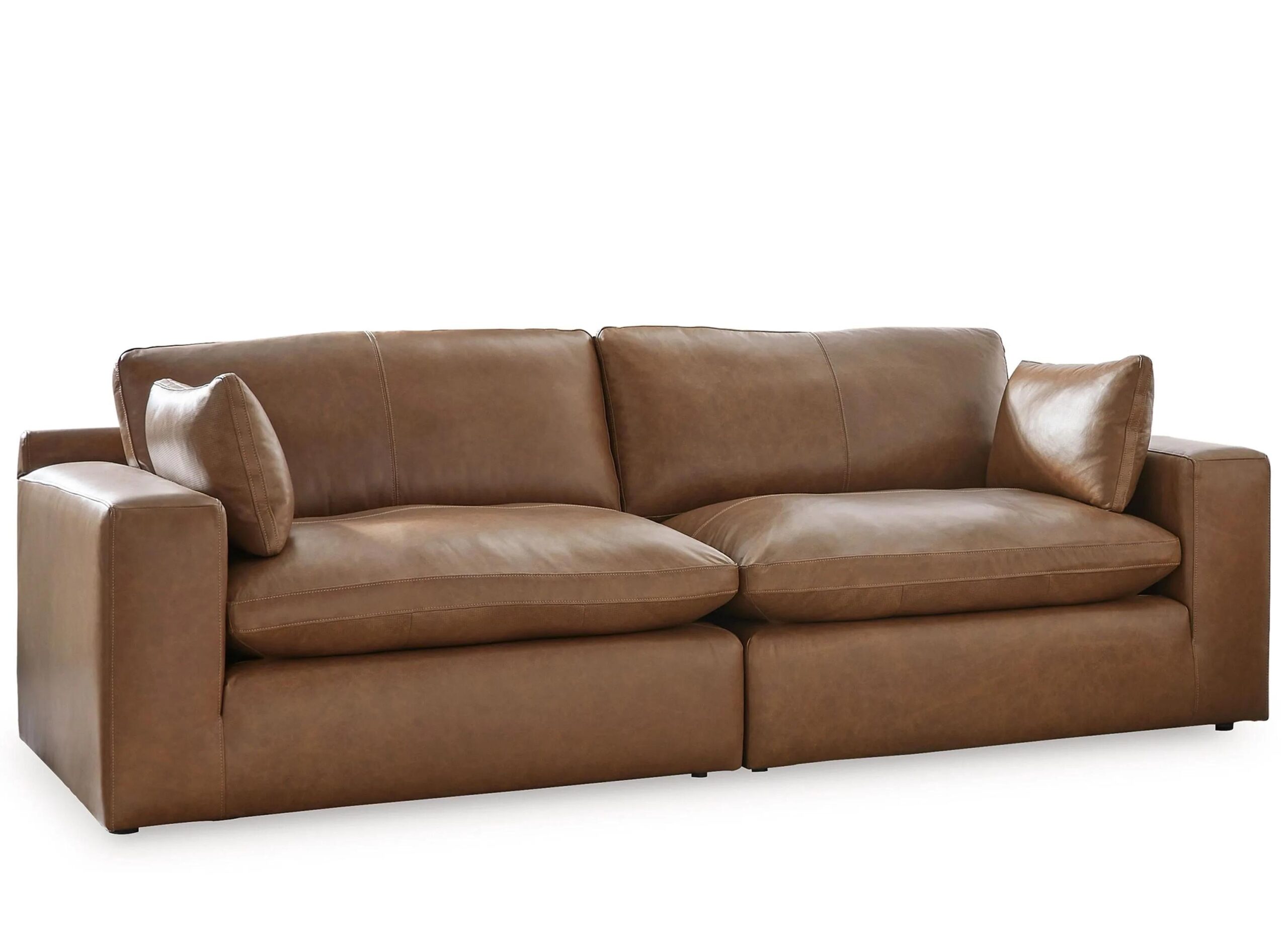 Emilia 2-pc. Leather Sectional Loveseat