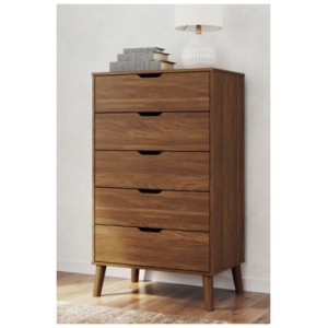 Fordmont 5 Drawer Chest of Drawers, Auburn