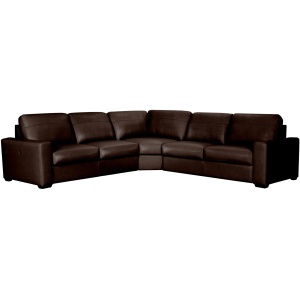 Harley 4-pc. Leather Sectional
