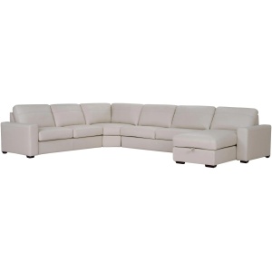 Harley 5-pc. Leather Sectional