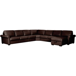 Harley 6-pc. Leather Sectional
