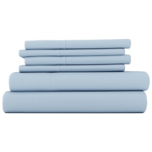 Home Collection Luxury Ultra Soft Twin Bed Sheet Set, Light Blue