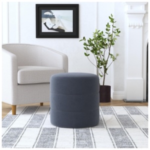 Homepop Ottoman, Blue
