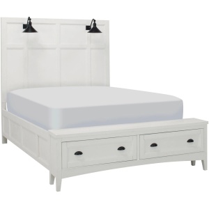 Ivy Ridge Platform Storage Bed w/ Lamp Headboard