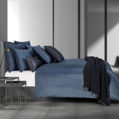 J. Queen Modern Valencia King/California King Duvet Cover 3 Piece Set, Navy