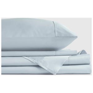 J. Queen New York Premier Sateen 4-Piece King Sheet Set, Sterling