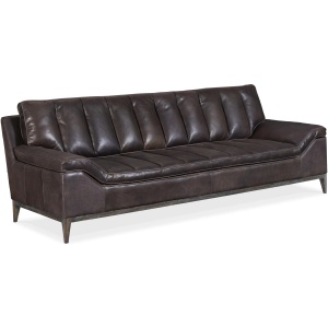 Kandor Leather Stationary Sofa