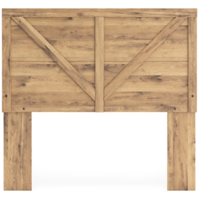 Larstin Full Crossbuck Panel Headboard, Tan Brown