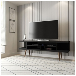 Manhattan Comfort Utopia 70" TV Stand, Black