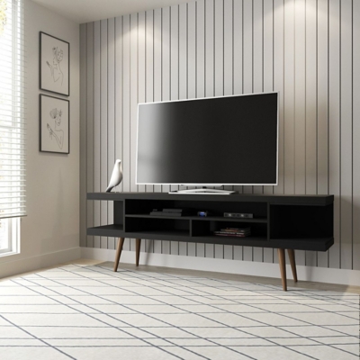 Manhattan Comfort Utopia 70" TV Stand, Black