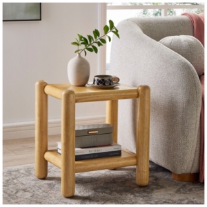 Modway Arcus Side Table, Oak