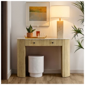 Modway Caldera Console Table, Natural