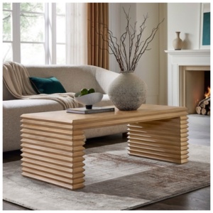 Modway Canto Coffee Table, Weathered Oak