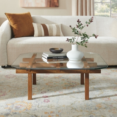 Modway Isby Coffee Table, Walnut
