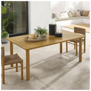 Modway Parkland Outdoor Dining Table, Natural