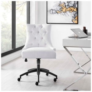 Modway Regent Home Office Chair, Black/White