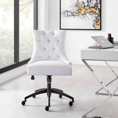 Modway Regent Home Office Chair, Black/White