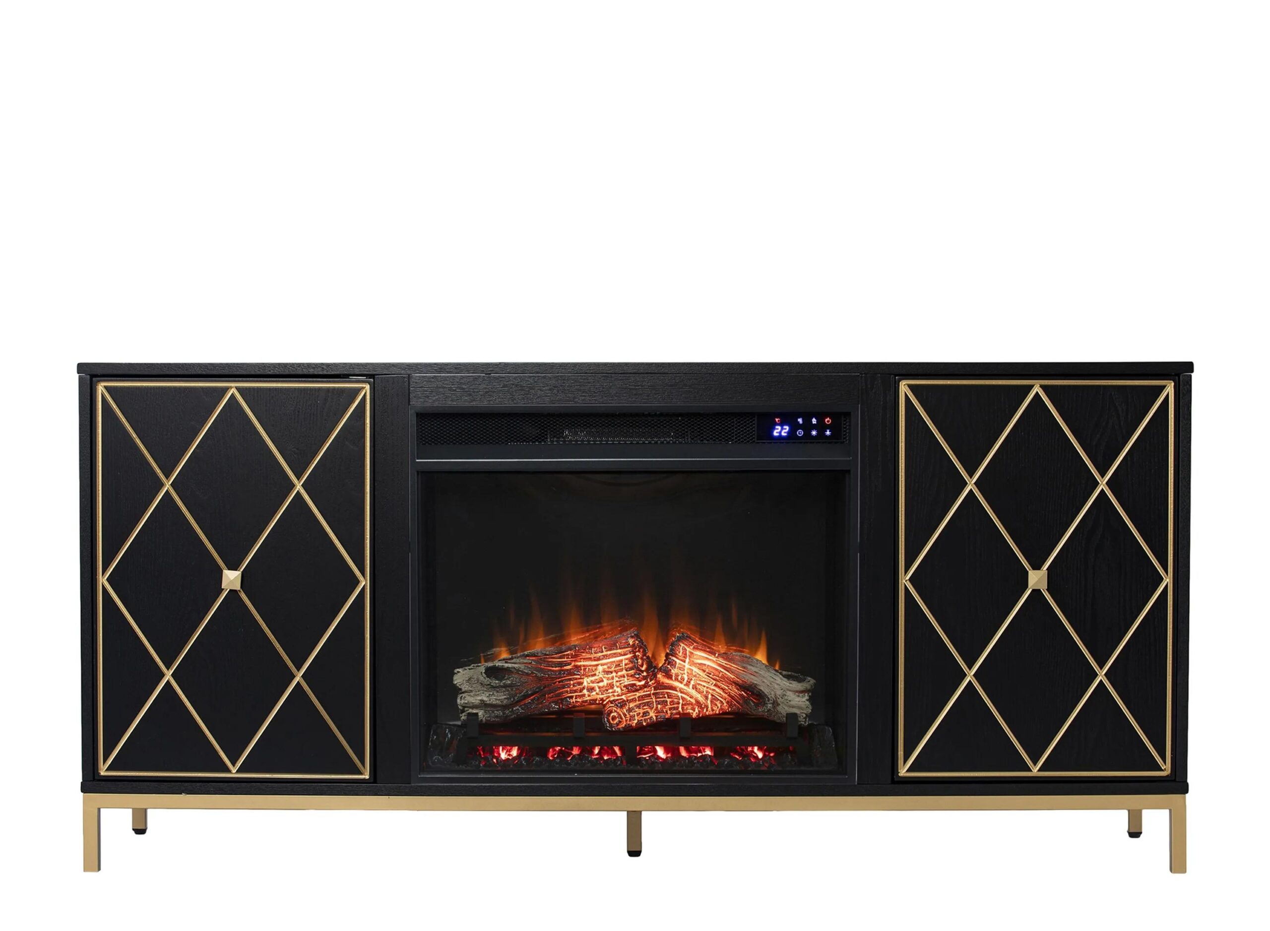 Nelson Touch Screen Fireplace Console