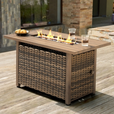 Nuu Garden Outdoor Fire Pit, Brown