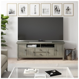 Redmond 72" TV Stand, Gray