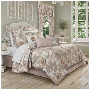 Royal Court Janessa 4 Piece California King Comforter Set, Spice