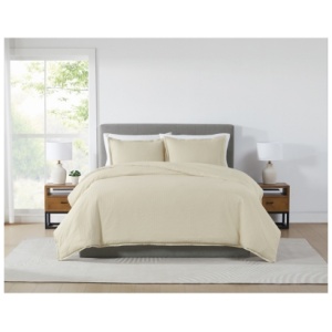 Royal Velvet Olivia 3-Piece King Duvet Set, Taupe