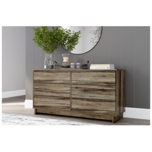 Shallifer 6 Drawer Dresser, Brown