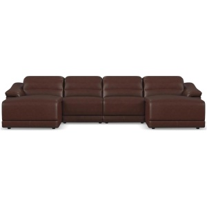 Tucker 4-pc. Triple Power Leather Sectional