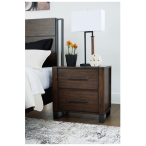 Zumbado 2 Drawer Nightstand, Brown