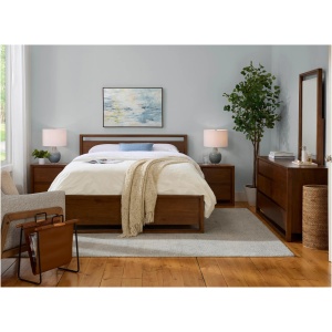 Aversa 4-pc. Bedroom Set w/ 1-side Storage Bed and 2-Drawer Nightstand