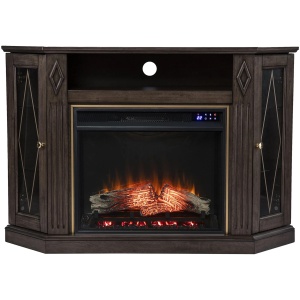 Blackburn Touch Screen Corner Media Fireplace