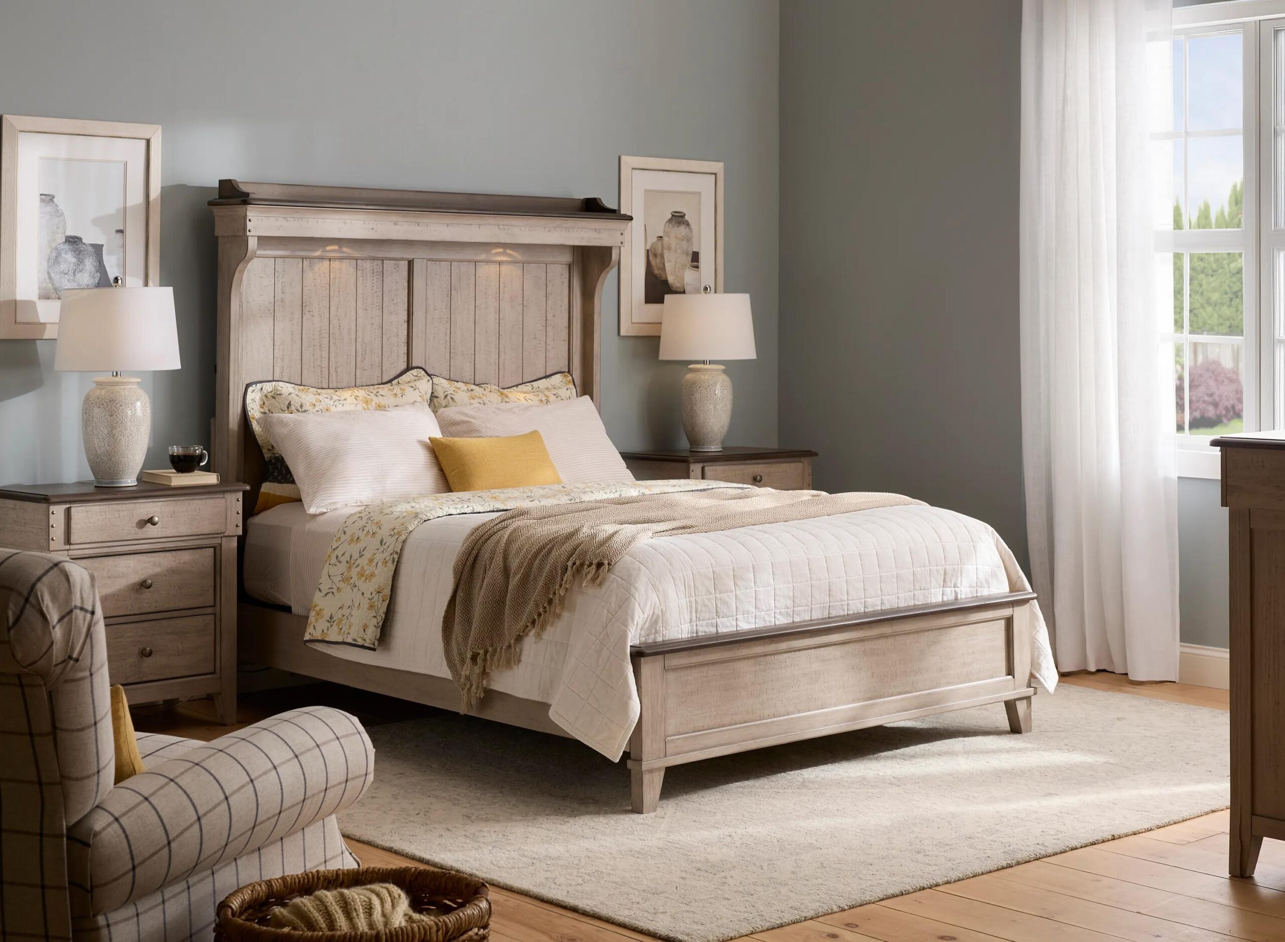 Campbell 4-pc. Mantel Panel Bedroom Set