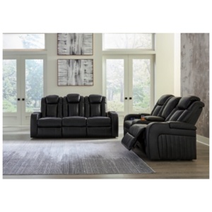Caveman Den Sofa and Loveseat, Midnight
