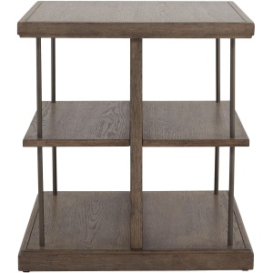City Scape End Table w/ Shelves