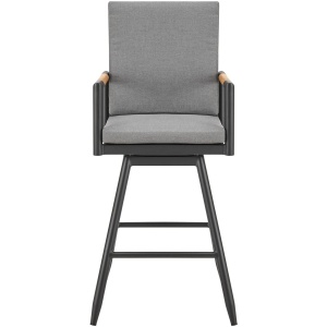 Crown 48" Outdoor Swivel Bar Stool