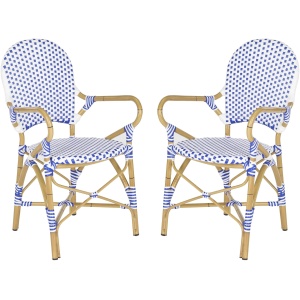 Dario Outdoor Stacking Arm Chair -Set of 2