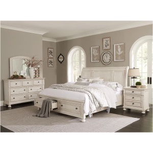 Donegan 5-pc. Sleigh Platform Storage Bedroom Set