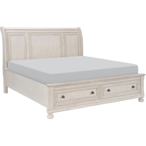 Donegan Sleigh Platform Storage Bed