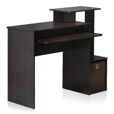 Econ Multipurpose Computer Writing Desk, Dark Walnut