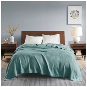 Egyptian Cotton Full/Queen Blanket, Teal