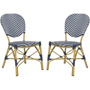 Europa Outdoor French Bistro Side Chair - Set of 2