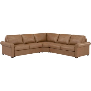 Harley 4-pc. Leather Sectional